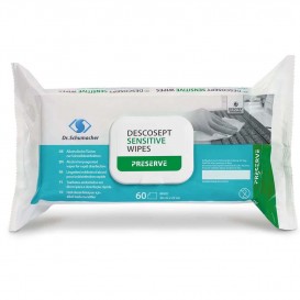 Descosept Sensitive Wipes - - alkoholos törlőkendők felületi fertőtlenítéshez 60 db