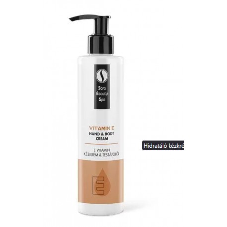 Hidrat&aacute;l&oacute; k&eacute;zkr&eacute;m &eacute;s test&aacute;pol&oacute; - E vitamin - 250ml