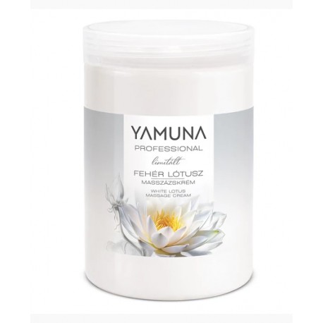 Feh&eacute;r L&oacute;tusz Massz&aacute;zskr&eacute;m Yamuna